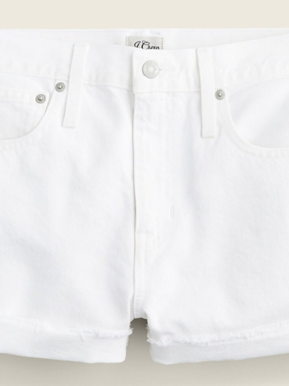 J.Crew Slouchy Boyfriend Shorts – White | Size 32 - MF0351